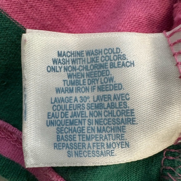 Ralph Lauren 6 Months Baby Girl Pink Stripe Wrap Dress - Picture 6 of 7